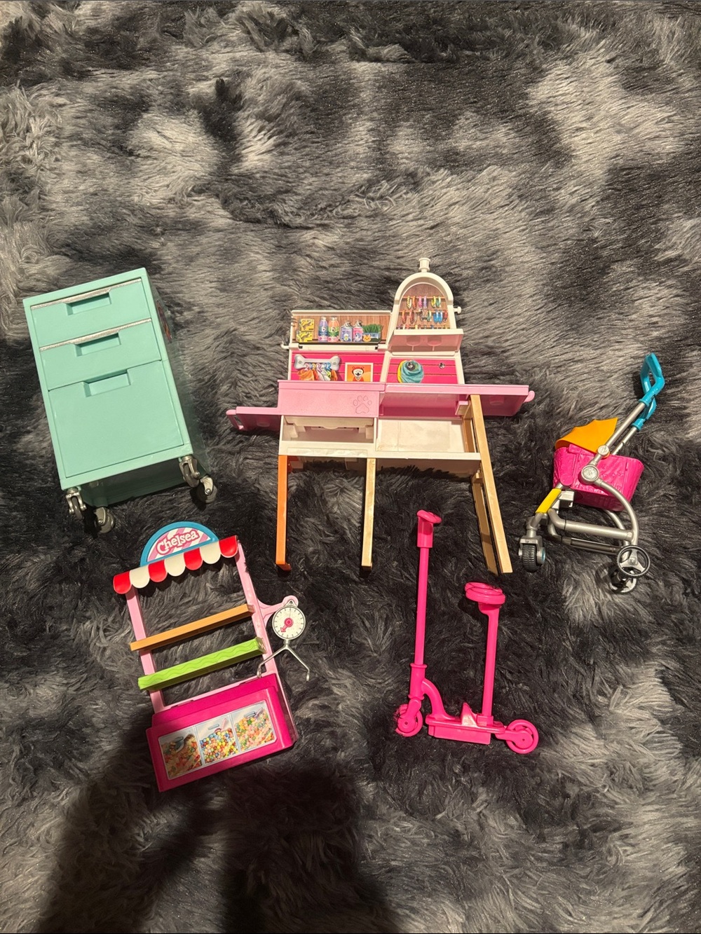 Kids Play Pet Set with Stroller